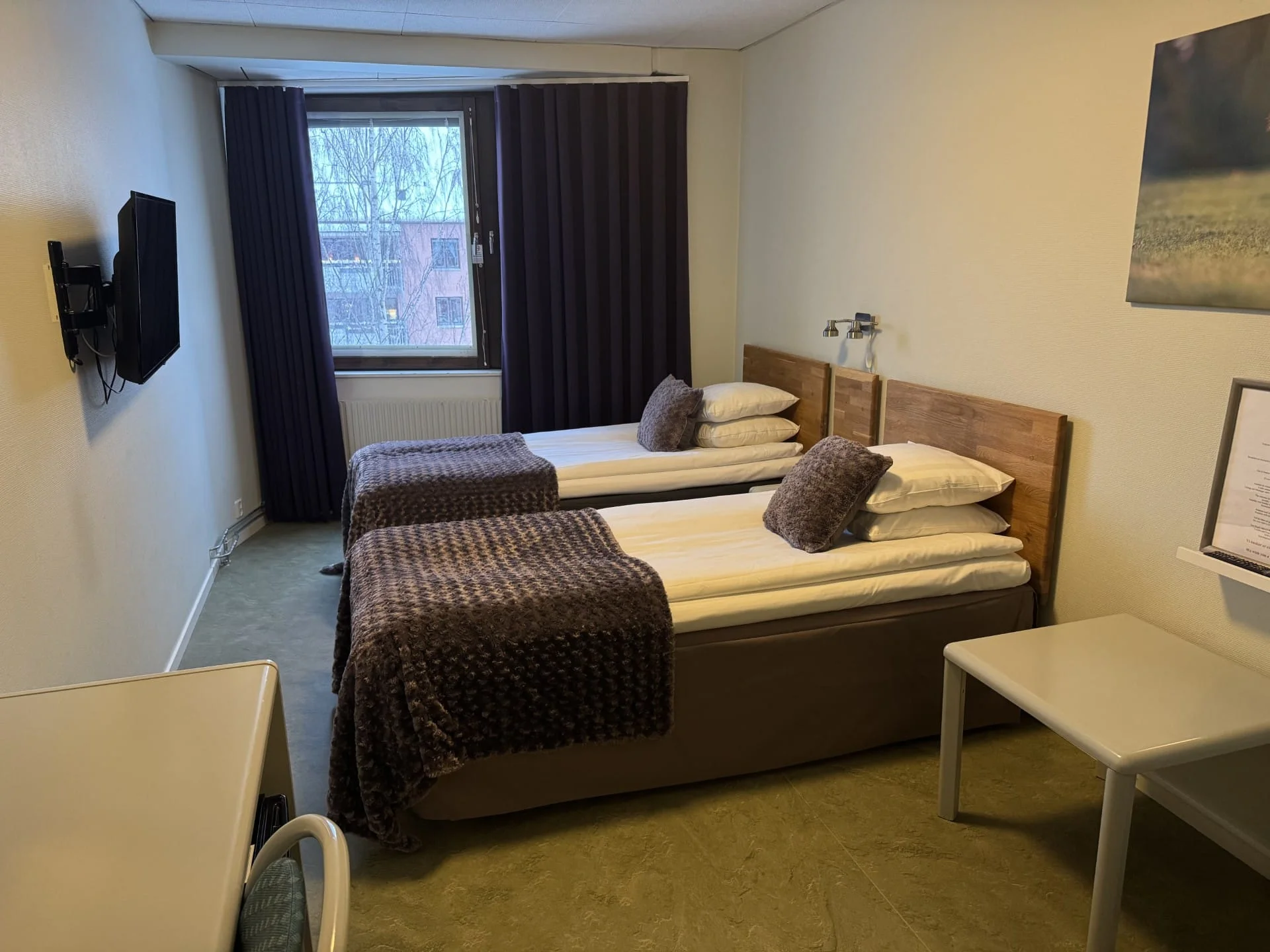 Hotellrum på Hotell Mittlandia i Ånge